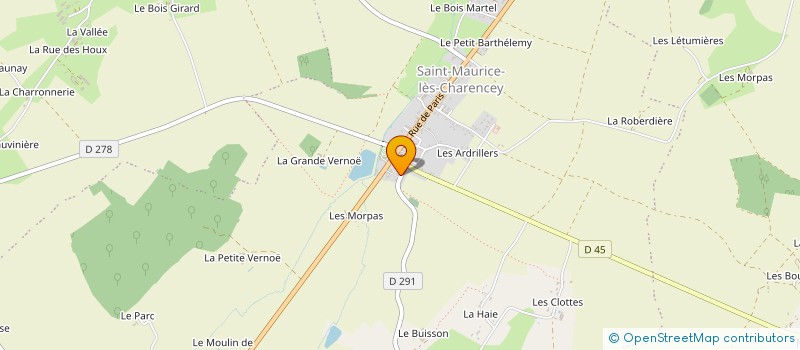 localisation de l'entreprise ROBINVEST à CHARENCEY