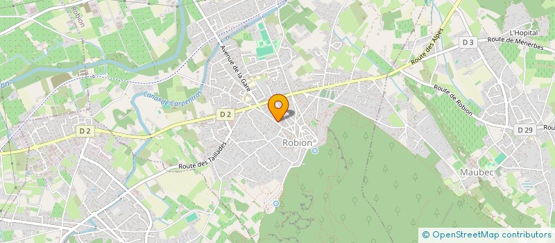 localisation de l'entreprise ROBION FUEL SERVICES à ROBION