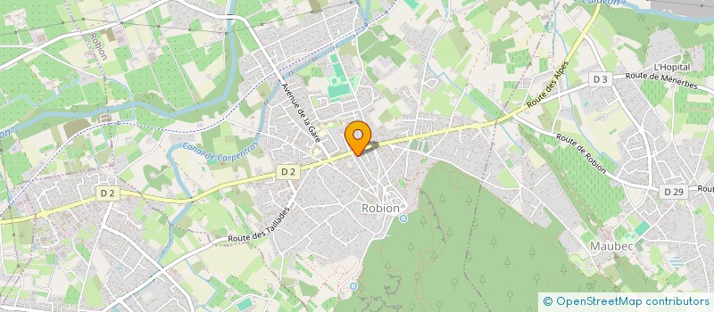 localisation de l'entreprise ROBION IMMOBILIER  ROBION