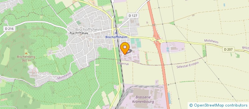 localisation de l'entreprise ROBIPLAST à COLMAR