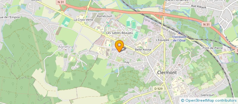 localisation de l'entreprise ROBISTEIN  CLERMONT