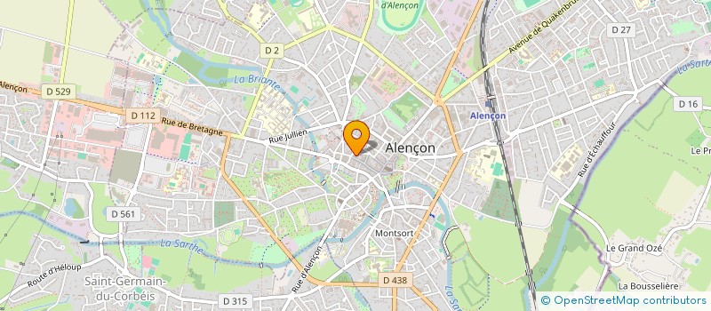 localisation de l'entreprise ROBIWEB à ALENCON