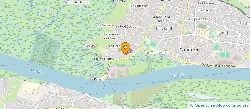 localisation de l'entreprise ROBKER IMMO à COUERON