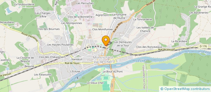 localisation de l'entreprise ROBLATLOC  MONTRICHARD VAL DE CHER