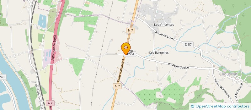 localisation de l'entreprise ROBLE à SAULCE-SUR-RHONE