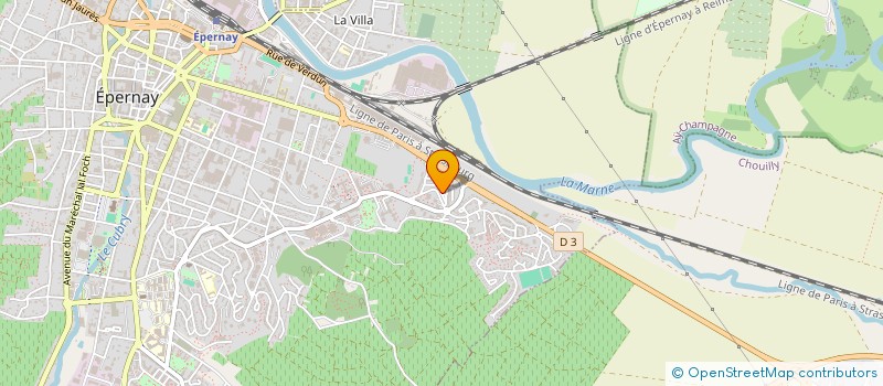 localisation de l'entreprise ROBLET PRESTATIONS à EPERNAY