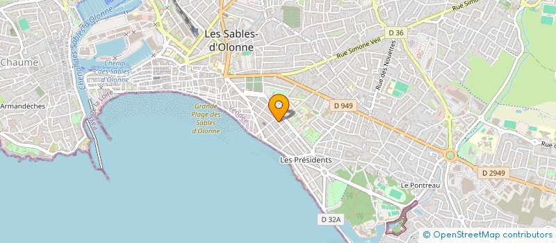 localisation de l'entreprise ROBLIN à LES SABLES D'OLONNE