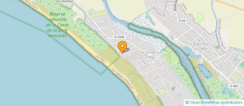 localisation de l'entreprise ROBLOS à L'AIGUILLON-LA-PRESQU'ILE