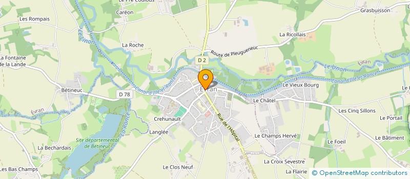 localisation de l'entreprise ROBLOT à EVRAN