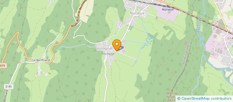 localisation de l'entreprise ROBMA  NURIEUX-VOLOGNAT