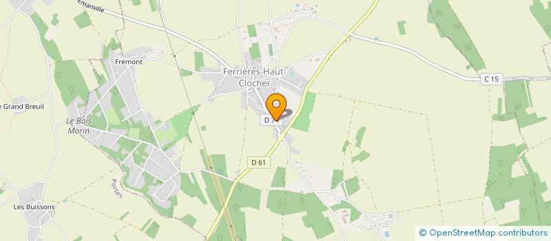 localisation de l'entreprise ROBMAR STONE CONSTRUCTION  FERRIERES-HAUT-CLOCHER