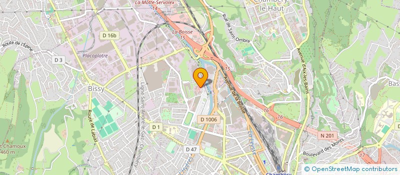 localisation de l'entreprise ROBO à CHAMBERY