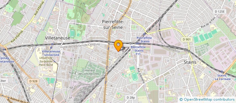 localisation de l'entreprise ROBO DISTRIBUTION à PIERREFITTE-SUR-SEINE