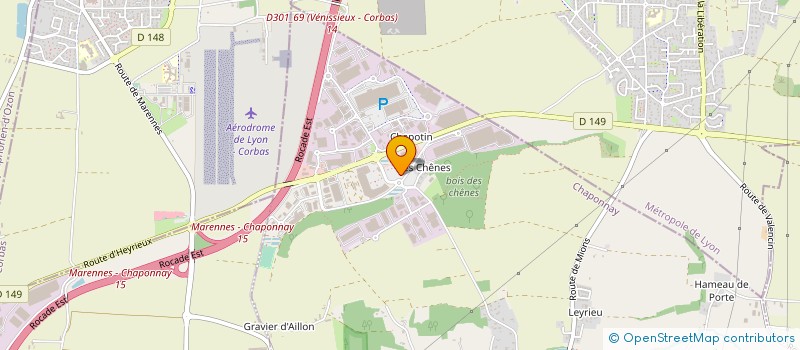 localisation de l'entreprise ROBO HOLDING  CHAPONNAY