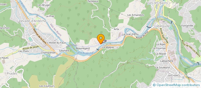 localisation de l'entreprise ROBODEC à VALS-LES-BAINS