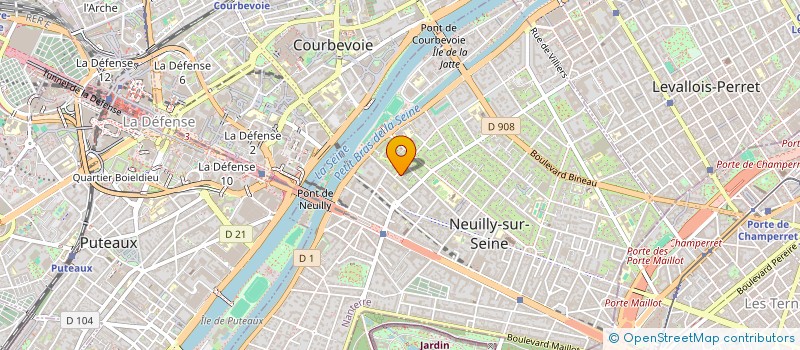 localisation de l'entreprise ROBOG à NEUILLY-SUR-SEINE