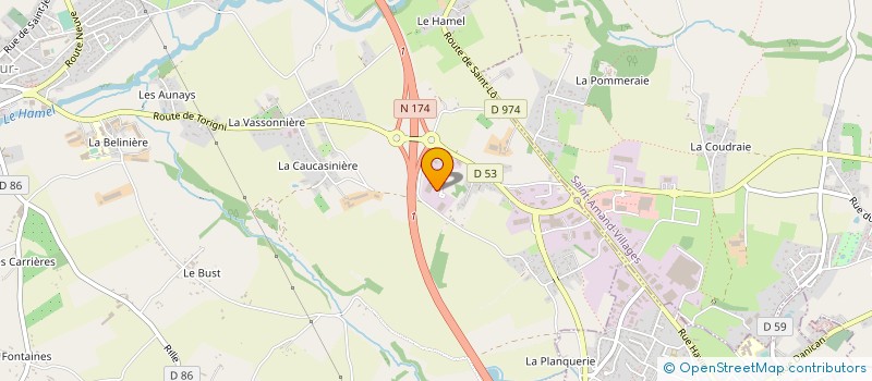 localisation de l'entreprise ROBOLACTIS à CONDE-SUR-VIRE
