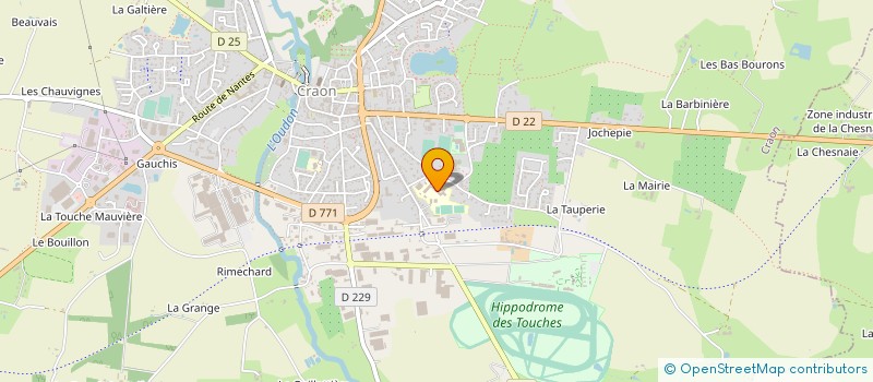 localisation de l'entreprise ROBORAVE FRANCE à CRAON