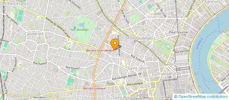 localisation de l'entreprise ROBOREL CONSEIL  BORDEAUX