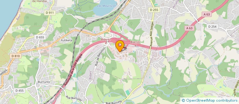 localisation de l'entreprise ROBOSOFT SERVICES ROBOTS  BIDART