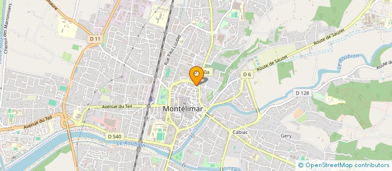 localisation de l'entreprise ROBOT à MONTELIMAR