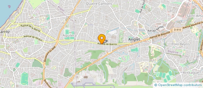 localisation de l'entreprise ROBOT MAKER à ANGLET
