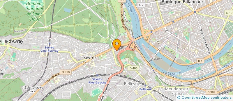 localisation de l'entreprise ROBOTIC WORKSHOP à SEVRES