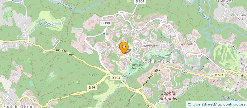 localisation de l'entreprise ROBOTIQUE CIV à VALBONNE
