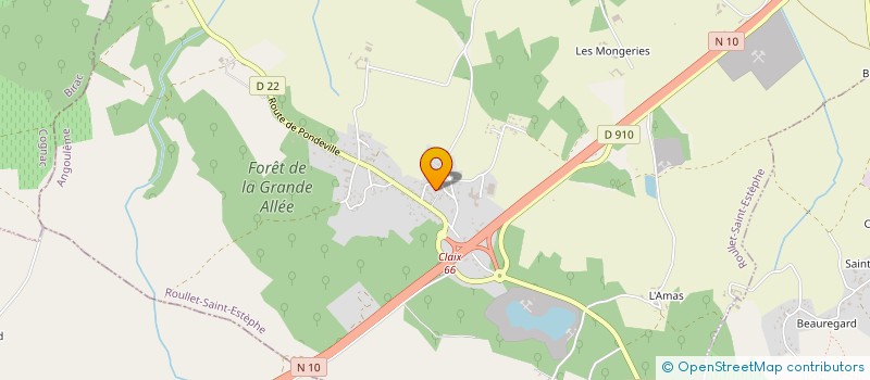 localisation de l'entreprise ROBOTIQUE EQUIP'ELEVAGE à ROULLET-SAINT-ESTEPHE