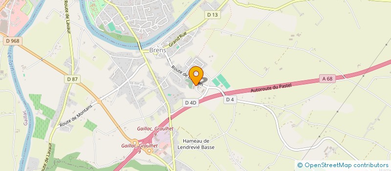 localisation de l'entreprise ROBOTIQUE OCCITANE -ROB'OCC à BRENS