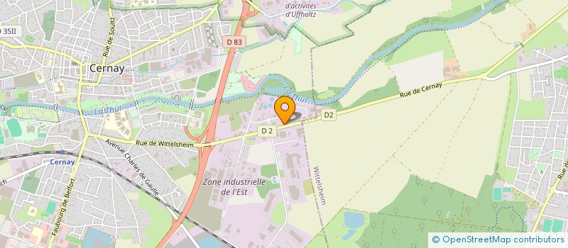 localisation de l'entreprise ROBOTKABLE à CERNAY