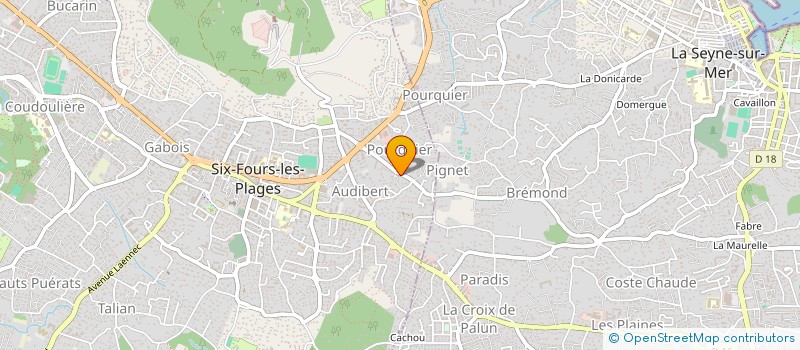 localisation de l'entreprise ROBOVAR à SIX-FOURS-LES-PLAGES