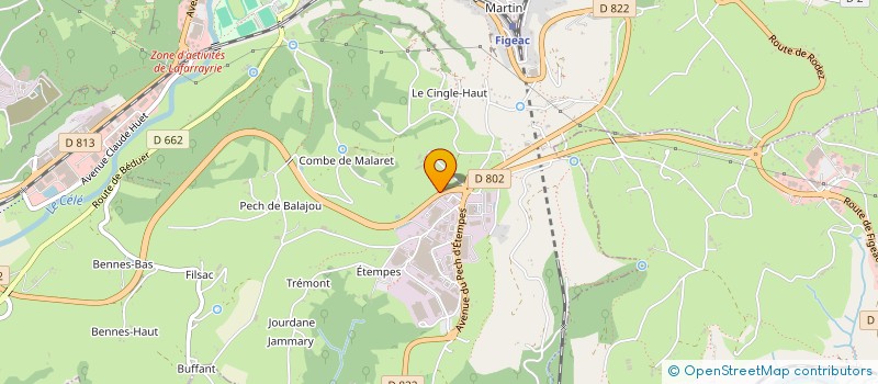 localisation de l'entreprise ROBPHIL  FIGEAC