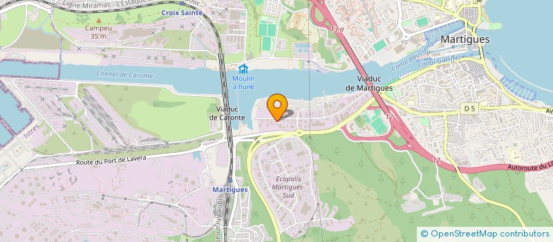localisation de l'entreprise ROBRISERV à MARTIGUES
