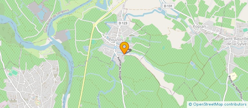 localisation de l'entreprise ROBSIO  POUZOLS