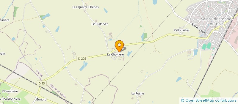 localisation de l'entreprise ROBSON  SAINT-CHRISTOPHE-DU-BOIS