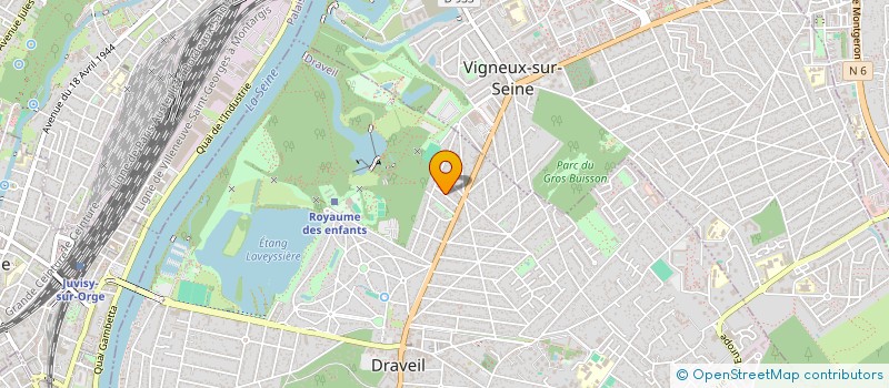 localisation de l'entreprise ROBSPIER à DRAVEIL