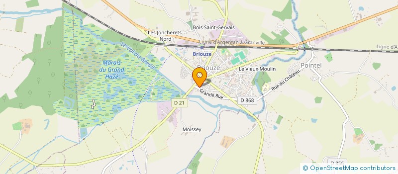 localisation de l'entreprise ROBTESS à BRIOUZE