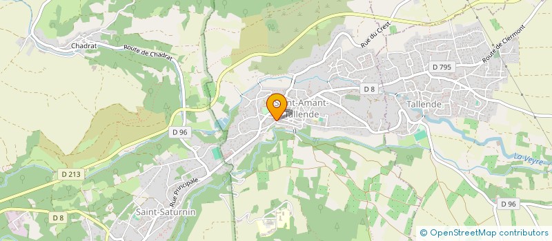 localisation de l'entreprise ROBTRAD ARCHERY  SAINT-AMANT-TALLENDE