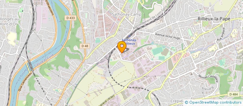 localisation de l'entreprise ROBUR  RILLIEUX-LA-PAPE