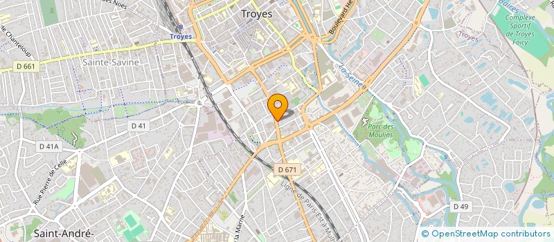localisation de l'entreprise ROBY à TROYES