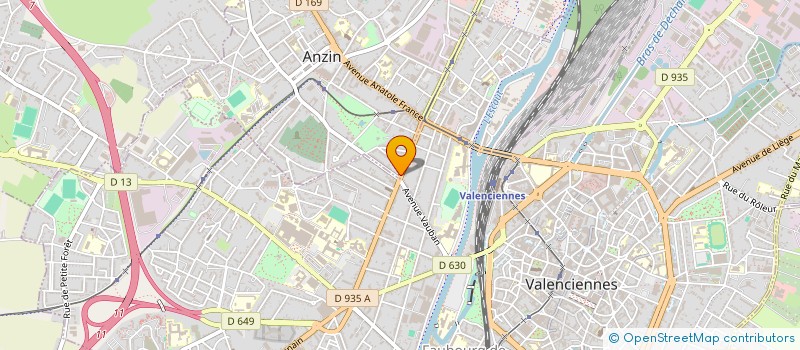 localisation de l'entreprise ROBY  ANZIN