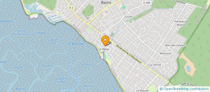 localisation de l'entreprise ROBY  ANDERNOS-LES-BAINS