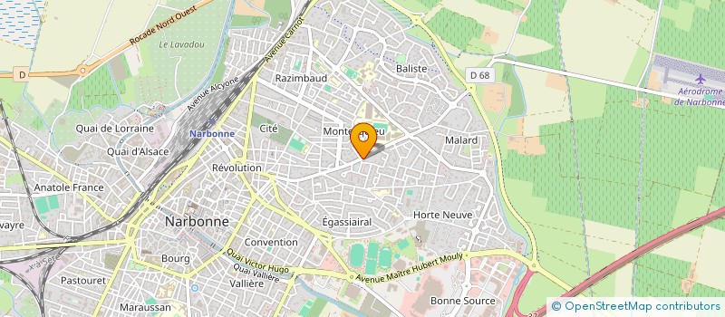 localisation de l'entreprise ROBY CARS à NARBONNE