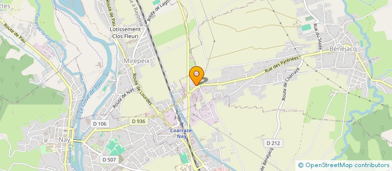 localisation de l'entreprise ROBY FOOD  BENEJACQ