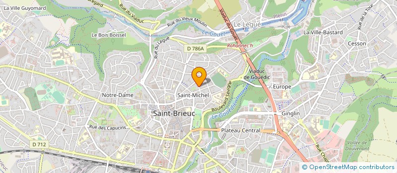 localisation de l'entreprise ROBY STUDIO à SAINT-BRIEUC