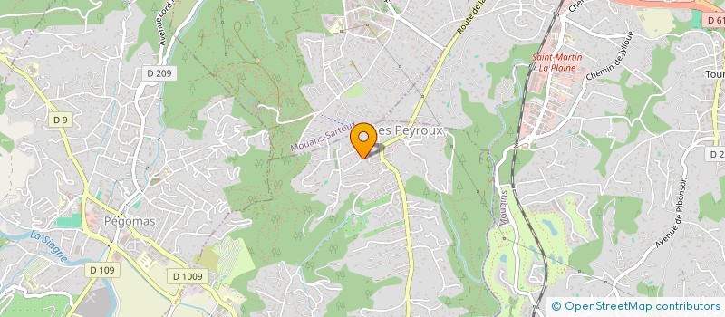 localisation de l'entreprise ROC 10 à LA ROQUETTE-SUR-SIAGNE