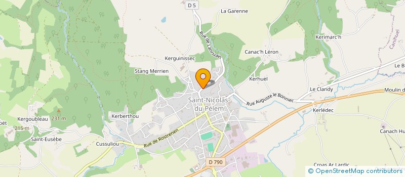 localisation de l'entreprise ROC 2000  SAINT-NICOLAS-DU-PELEM