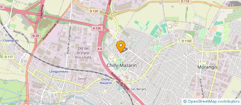 localisation de l'entreprise ROC à CHILLY-MAZARIN