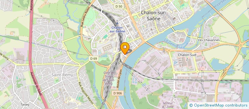 localisation de l'entreprise ROC à CHALON-SUR-SAONE